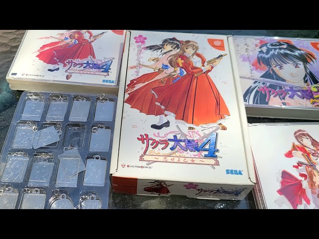 (未使用･未開封品)　Sakura wars ar3p5n1 HD] Sakura Wars 4 Limited Edition unboxing! (+Sakura Wars 2+3 CIB