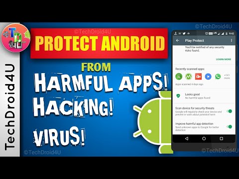 Protect Android from Harmful Apps : Google Play Protect | Protect android from hacker | TechDroid4U