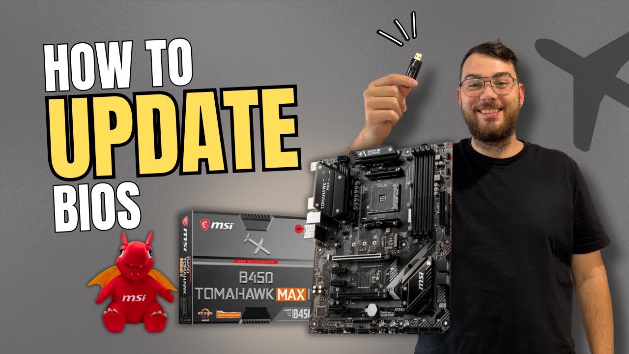 MSI B450 TOMAHAWK MAX Motherboard BIOS Update (Step by Step Guide