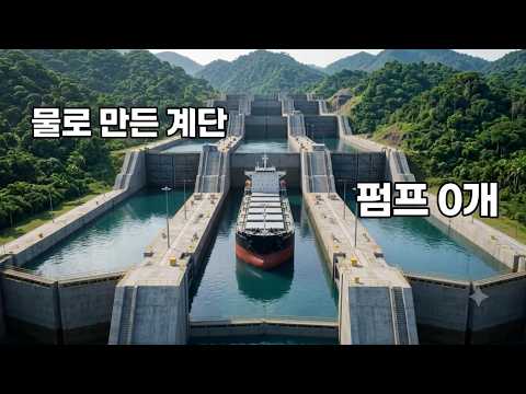 배가 산을 넘어갑니다  ,펌프 한 개 없이 5만 톤을 들어 올리는 법 thumbnail