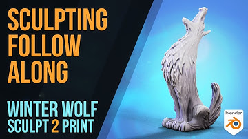 Sculpting Follow Along - WINTER WOLF - Sculpting Details - P2