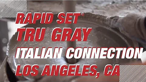 Rapid Set TRU Gray - Italian Connection - Professional Overlay Demo - Los Angeles, CA