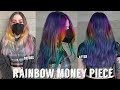Hair Transformations with Lauryn: Rainbow Money Piece with Indigo Blue Ep. 45