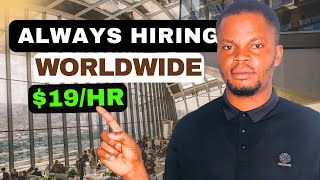 5 Remote Jobs Companies Always Hiring Worldwide (Work From Home Jobs 2025)