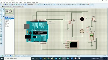 Smart Home Simulation(Light, Sound & Temperature) using Arduino in Proteus