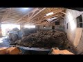 Cleaning out Barns &amp; Drying a batch of Corn