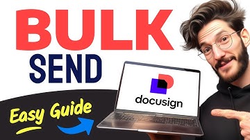 How to BULK SEND in DOCUSIGN (Step by Step) 2025