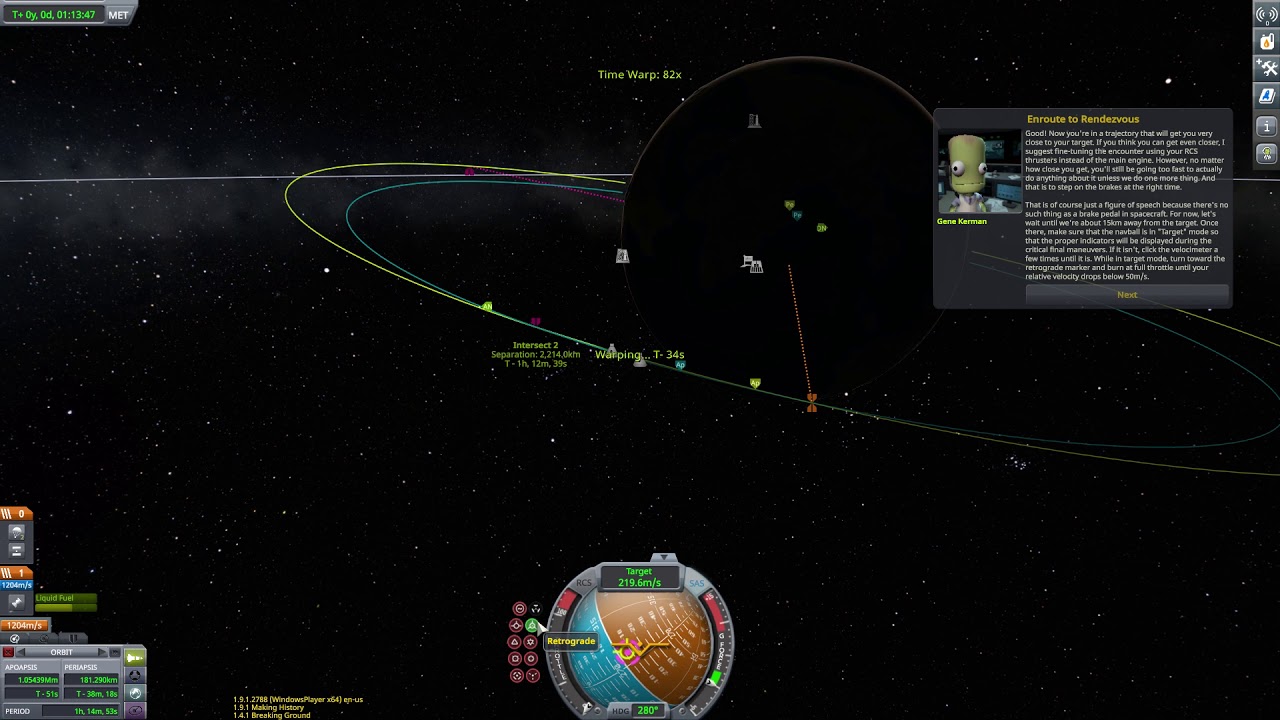 KSP Tutorial Walk Through Docking/Rendezvous YouTube