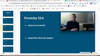 Proverbs Week 8 (22b - 24)
