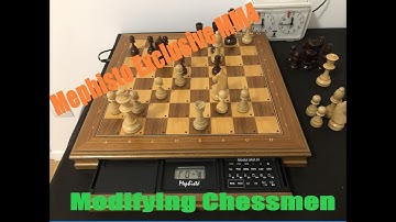 Mephisto Exclusive MM4 modifying chessmen