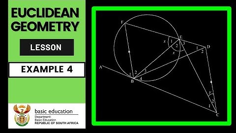 Euclidean/Circle Geometry || Example 4