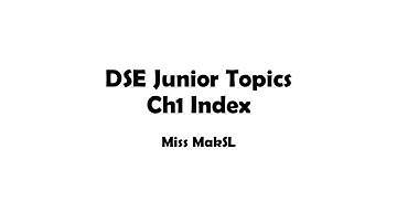 DSE SectionA CH 1 Index 指數