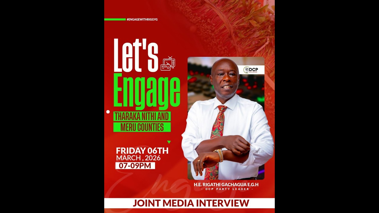 LIVE: Rigathi Gachagua Media Interview With Meru Media Stations