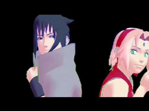 MMD Sakura x Sasuke kiss