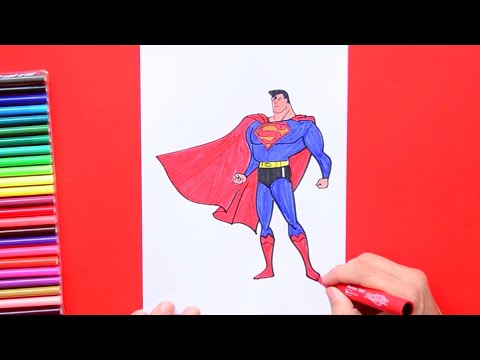 How to draw Superman