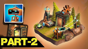 Tiny Robots Recharged | Gameplay Walkthrough Part 2 | Head & Boulders ( Android, iOS)