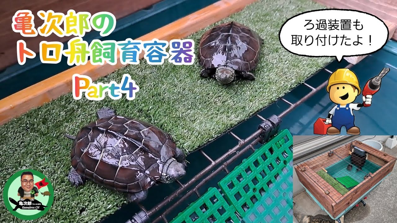 クサガメ飼育容器Part4】トロ舟飼育容器更に改良 - YouTube クサガメ飼育容器Part4】トロ舟飼育容器更に改良 - YouTube