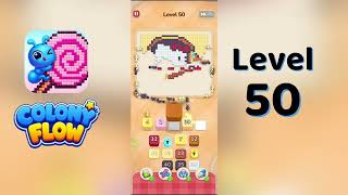 Colony Flow Level 50 Walkthrough | Full Gameplay | Solutionguruji