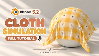 Cloth Simulation Tutorial | Realistic Fabric Draping blender tutorial | Step by Step