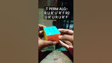 the most speediest finger trick T PERM #cube #like #subscribe #cubing #share #comment