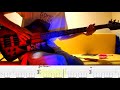 Bullet With Butterfly Wings — The Smashing Pumpkins — Bass cover with tabs (4k)