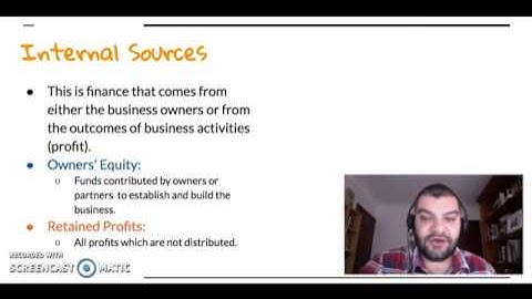 HSC Business Studies Finance: Sources of Finance - Internal and External Equity