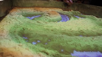 New Augmented Reality Sandbox Mesmerizes  and Demonstrates Hydrology in Action