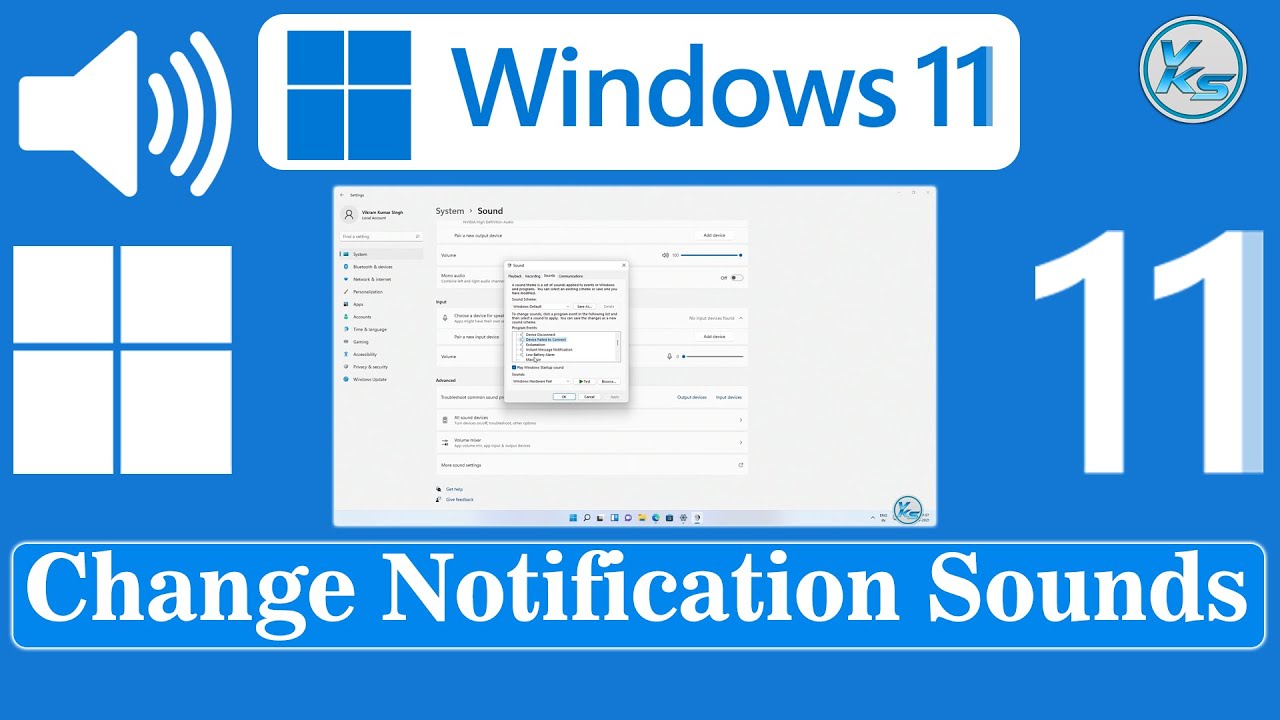 How To Change Notification Sounds in Windows 11 (Get Custom Sounds