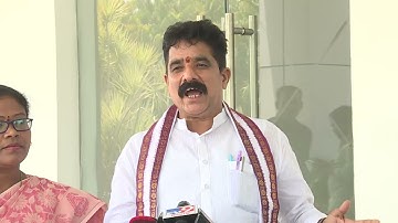 YSRCP MLA Karanam Dharmasri satires on Chandrababu over his meetings at districts