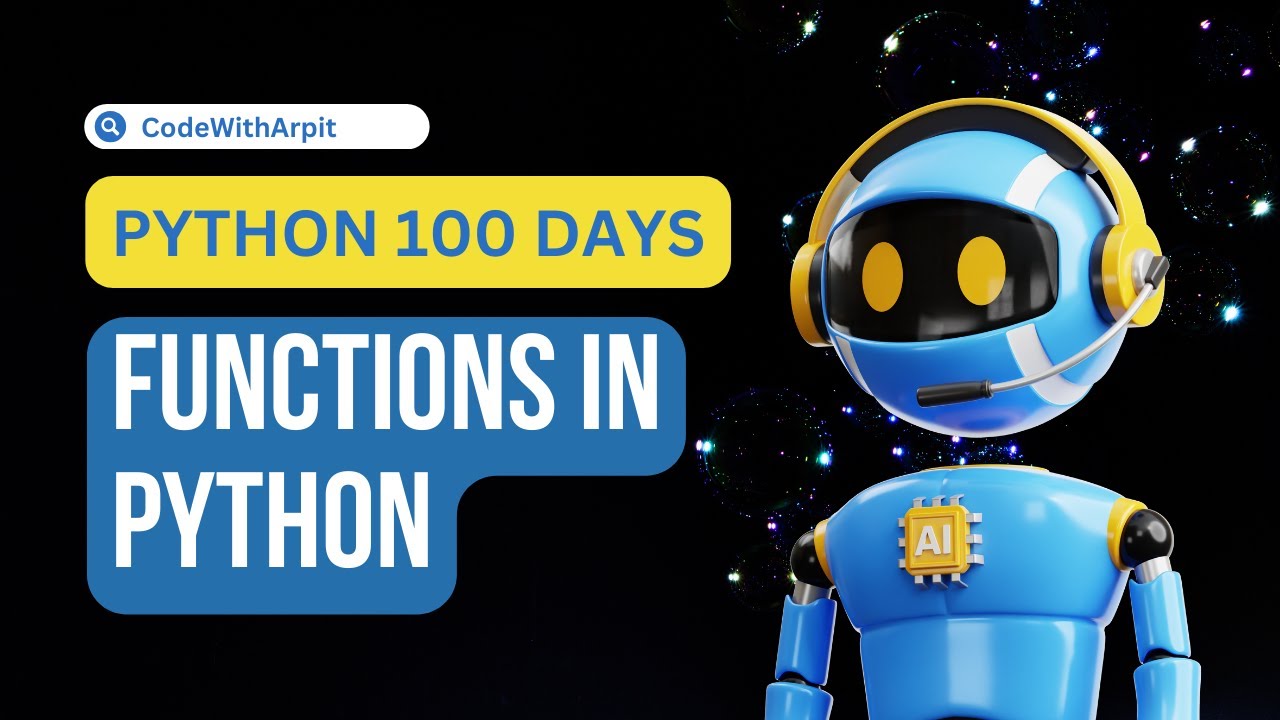 Function | 100 Days Of Code in Python Programming Language - YouTube