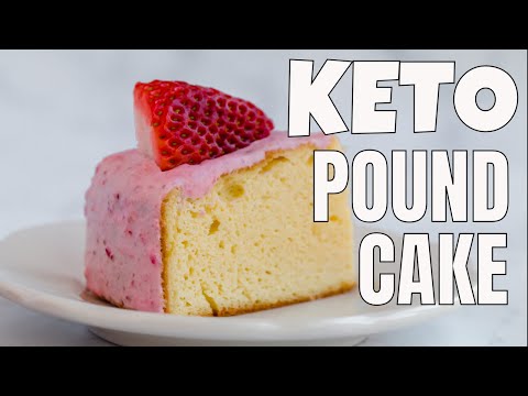EASY KETO POUND CAKE RECIPE | Strawberry Cream Glazed | Keto Steve Recipe Collab