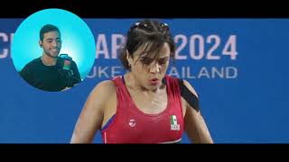 : weightlifting world cup 59kg mujeres-  resumen