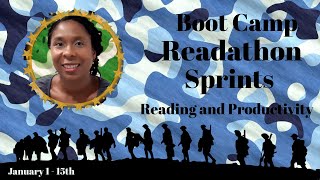 Boot Camp Readathon Sprints, January 13, 10a-2p EST #getsome