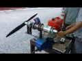 Small Turbo shaft swinging a large prop
