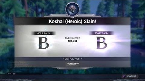 Dauntless Heroic Koshai Solo Hunt