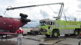 Live Fire Training - fire inside an aircraft