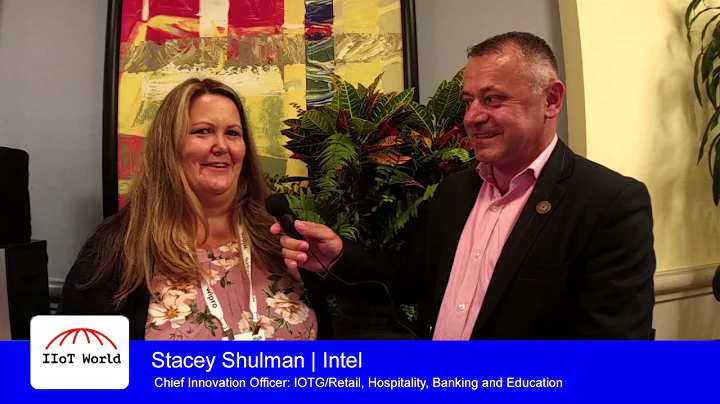 Interviewing Stacey Shulman of Intel at Gartner IT...