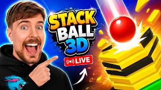 STACK BALL LIVE 🔥 | Can I Reach The TOP 😱 |