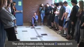 Seismic Slinky-An analogy for P & S waves [educational]