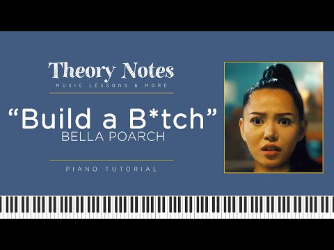 Bella Poarch - Build a B*tch | Theory Notes Piano Tutorial