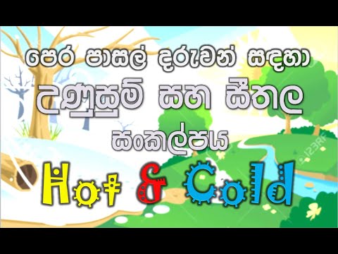 Hot and Cold Concept for Kids | Comparison for Kids | Genius Kids Nursery