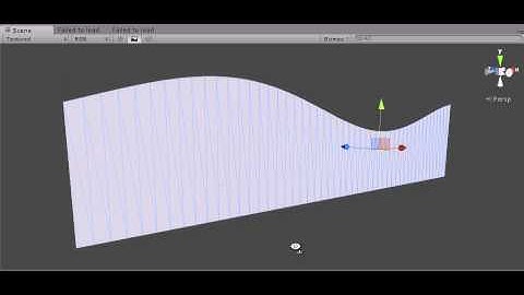 [Unity 3D] Wave with plane object