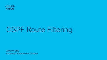 OSPF Route Filtering on Cisco Routers | Control Routing Information with Precision