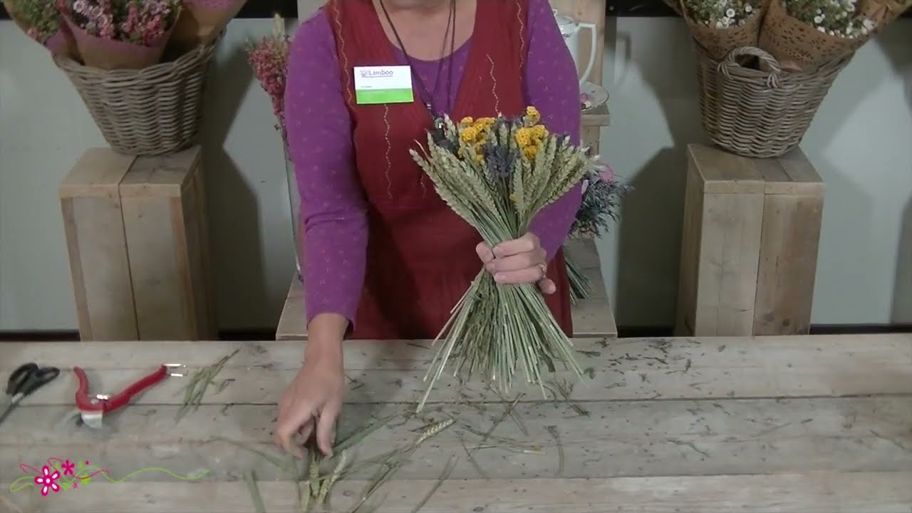 DIY Dried Flower Box yellow YouTube