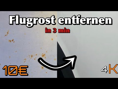 How do Flugrost entfernen Remove rust in 3 min 2021 4K
