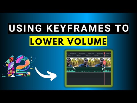 How to Silence or Lower the Volume in Part of an Audio in Filmora 12 | Using Keyframes to Lower Volu