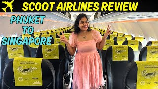 Scoot Airlines Review, Phuket to Singapore, Phuket International Airport, Scoot Flight to Singapore