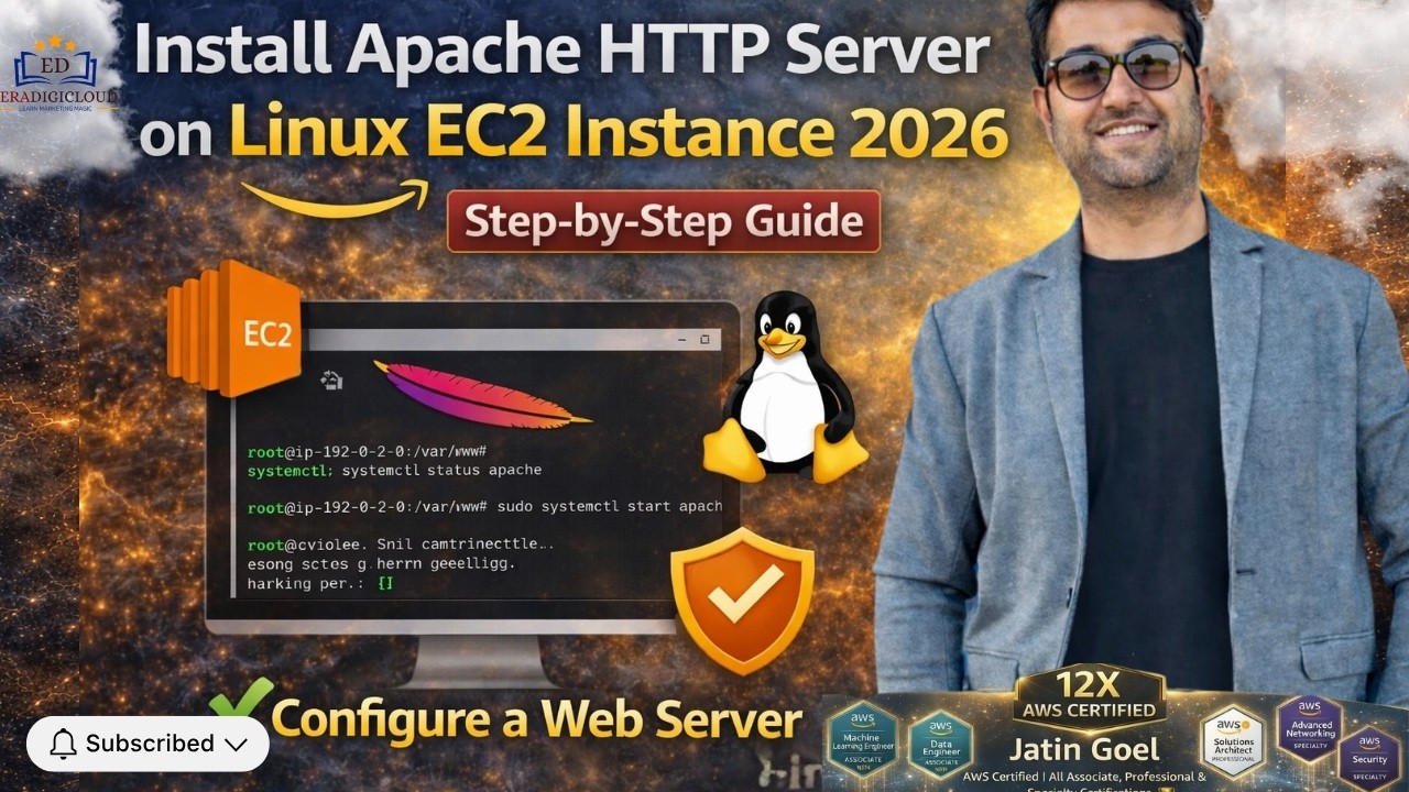 How to Install Apache HTTP Server on Linux EC2 Instance in 2024 | Step ...