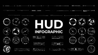 HUD Infographic Pack for Futuristic Video (Ae, Pr, Dr, FCPX)