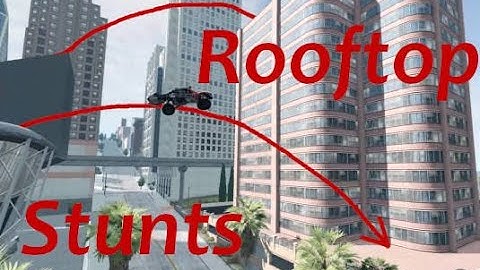 My Best Rooftop Stunts | West Coast Compilation | BeamNG Update.0.27
